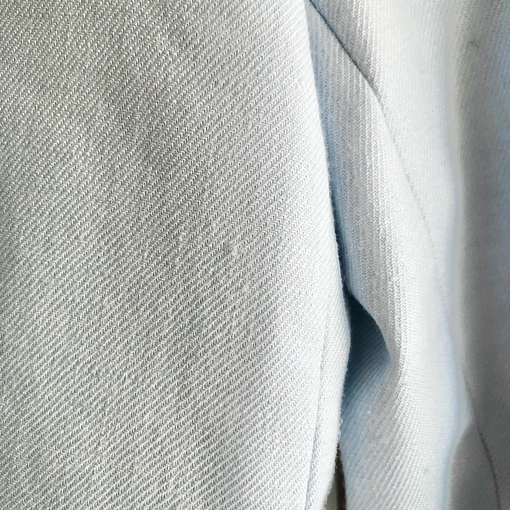 J.Crew Parke Blazer stretch linen blend light blue powder 50s pastel - Picture 4 of 7